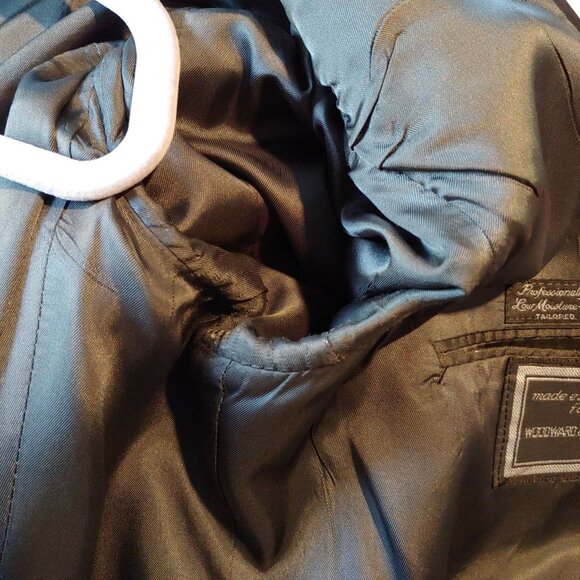 Christian Dior Monsieur Black Sports Coat Blazer Gold Buttons 44L - Picture 11 of 15